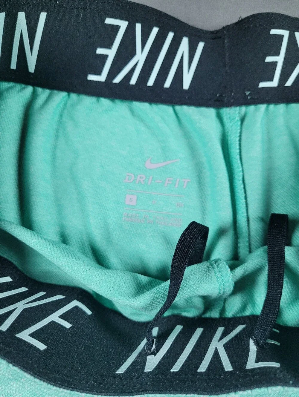 Nike Dri-FIT Mint Green Athletic Running Shorts Women's Small 5